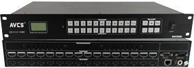 AVCS® 4K1616HDMI 4K30固定式16进16出无缝切换矩阵(水晶按键丶···